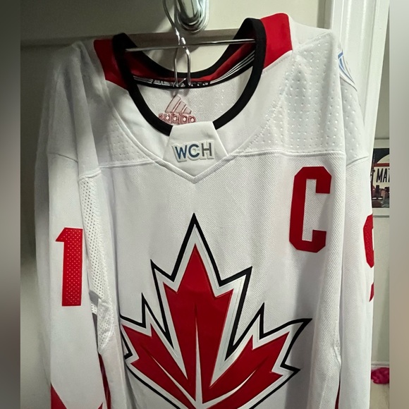 Men's Team Canada #91 Steven Stamkos White 2016 World Cup of Hockey Game Jersey - Picture 1 of 4